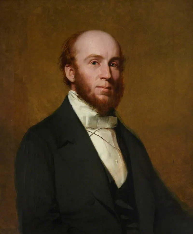 Charles Piazzi Smyth (1819–1900), kunglig astronom i Skottland, målad av John Faed. Han mätte upp Cheopspyramiden 1865 och tog de första bilderna inuti med magnesiumblixt – och startade ”pyramidologin” med sin gudomliga ”pyramidtum”.