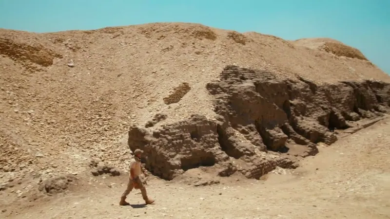 Stillbild ur “Where are the Pyramid Kings buried?” (ca 50 % in i videon).