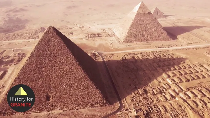Stillbild ur “Closing the Biggest Mystery of the Great Pyramid”.